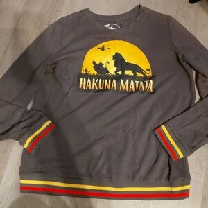 Disney Gray Hakuna Matata Crewneck Sweater